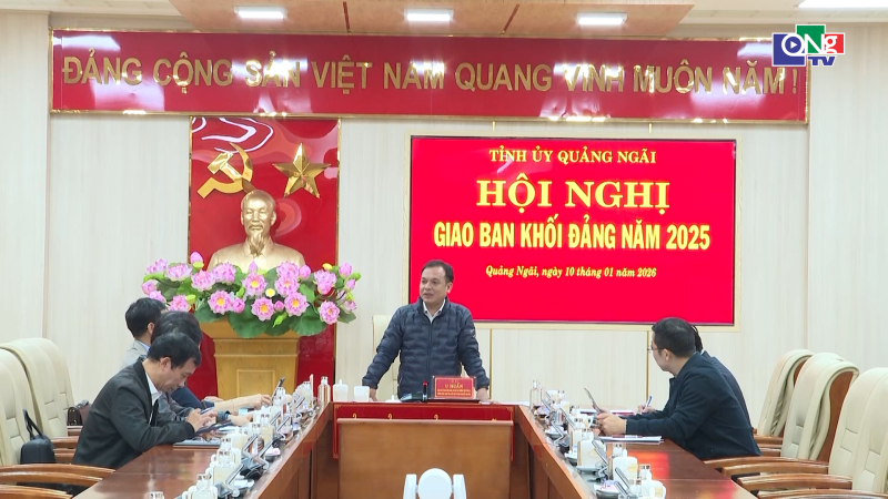 Giao ban khối Đảng năm 2025