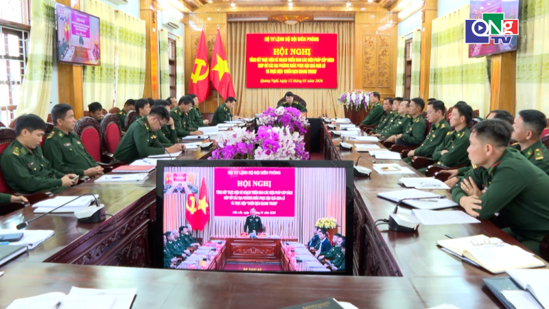 Bộ đội Bi&ecirc;n ph&ograve;ng tổng kết chiến dịch Quang Trung