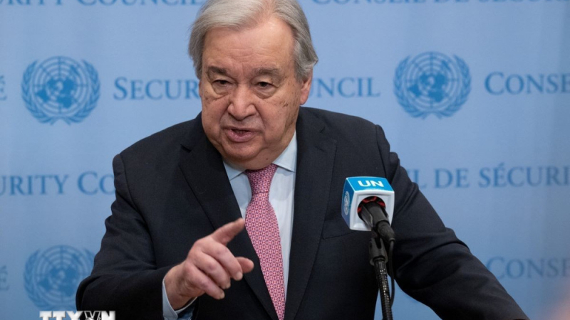 Tổng thư k&yacute; Li&ecirc;n hợp quốc tr&igrave;nh b&agrave;y c&aacute;c ưu ti&ecirc;n trong năm 2026