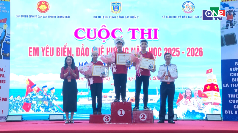 Em Phạm Trần Thi&ecirc;n Quang đoạt giải Nhất cuộc thi &ldquo;Em y&ecirc;u biển, đảo qu&ecirc; hương&rdquo;                           