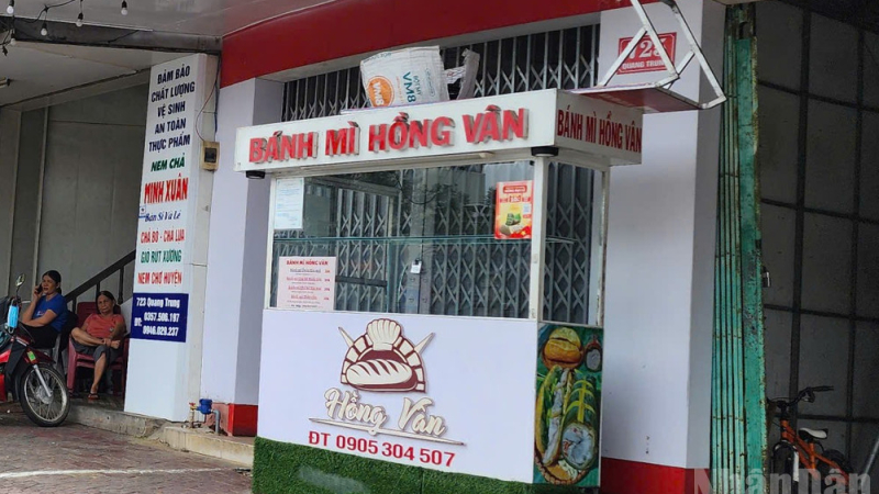 Xử phạt cơ sở b&aacute;nh m&igrave; Hồng V&acirc;n hơn 213 triệu đồng