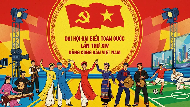 Người trẻ s&aacute;ng tạo &aacute;p ph&iacute;ch ch&agrave;o mừng Đại hội XIV của Đảng