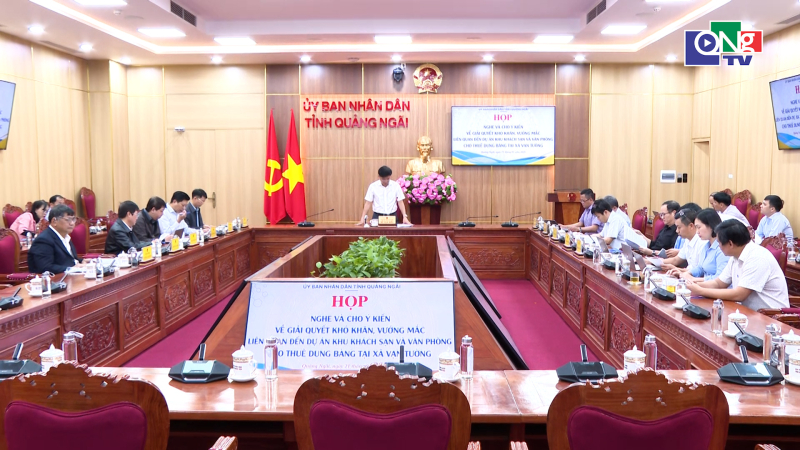 Th&aacute;o gỡ vướng mắc dự &aacute;n khu kh&aacute;ch sạn v&agrave; văn ph&ograve;ng cho thu&ecirc; Dung B&agrave;ng