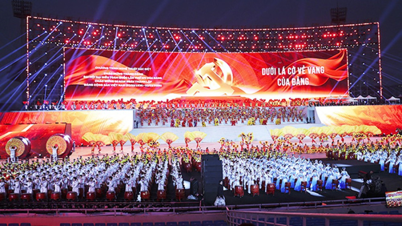 Chương tr&igrave;nh nghệ thuật đặc biệt ch&agrave;o mừng th&agrave;nh c&ocirc;ng Đại hội XIV của Đảng