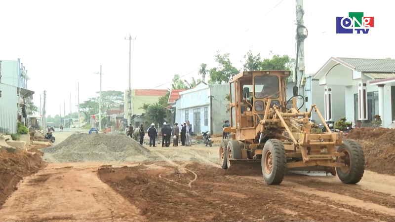 Đẩy nhanh tiến độ thi c&ocirc;ng tuyến đường nội thị Mộ Đức