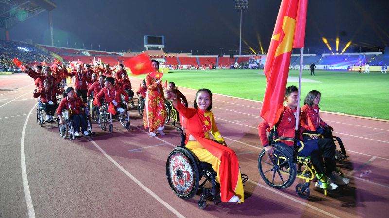 Bế mạc Đại hội thể thao người khuyết tật Đ&ocirc;ng Nam &Aacute;