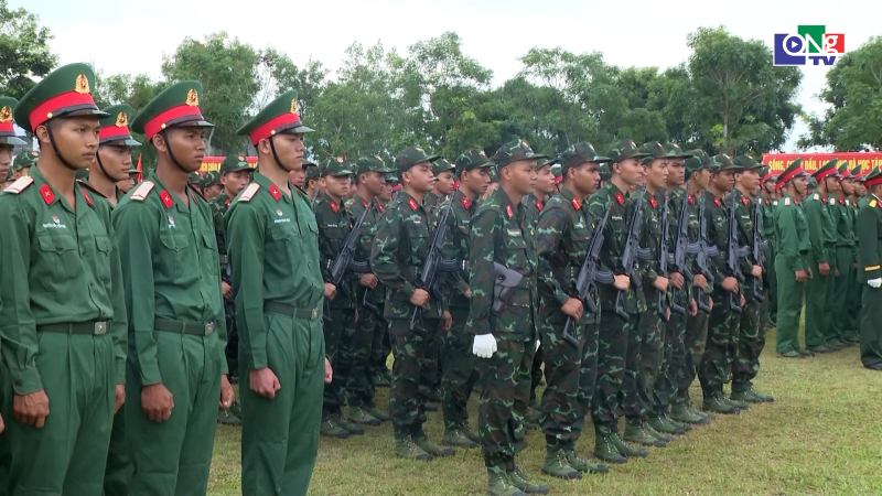 Tiễn gần 3.000 chiến sĩ ho&agrave;n th&agrave;nh nghĩa vụ qu&acirc;n sự về địa phương