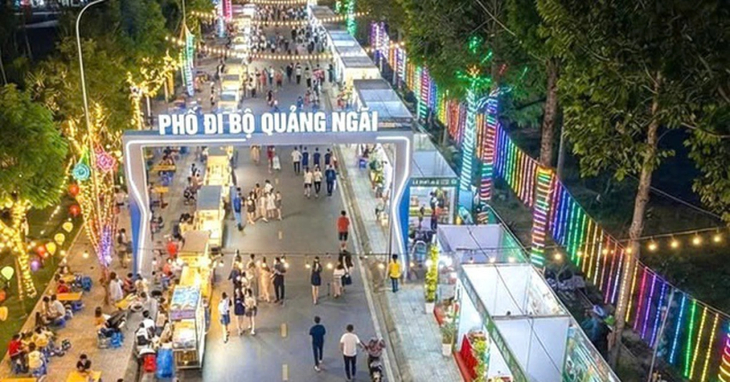 Phối cảnh "Phố đêm sông Trà".