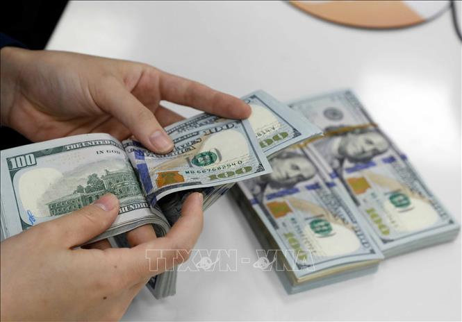 Đồng USD tiếp đà giảm. Ảnh minh họa: Trần Việt/TTXVN