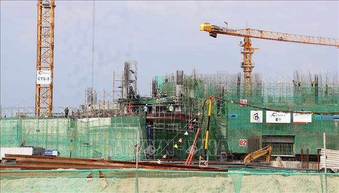 Dự án Trung tâm hội nghị APEC và các công trình chức năng đang được đẩy nhanh tiến độ thi công. 