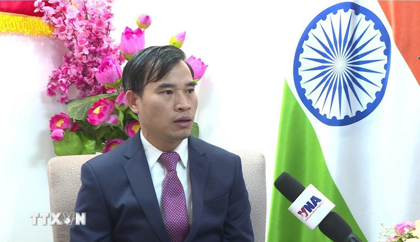 Tham tán Thương mại Việt Nam tại Ấn Độ Bùi Trung Thướng. Ảnh: Quang Trung/TTXVN