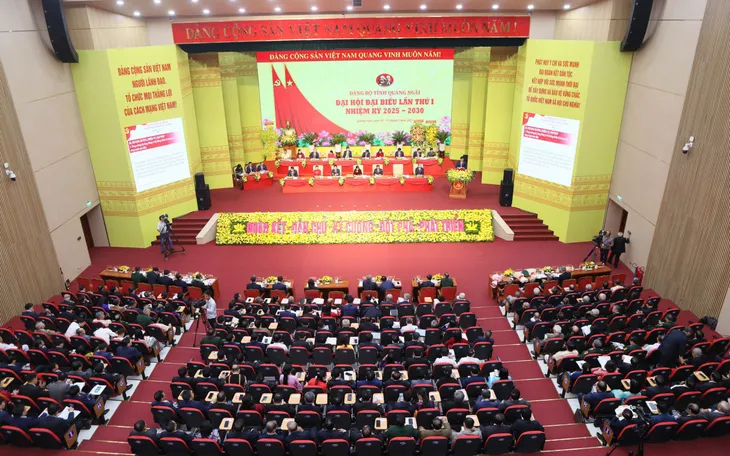 Đại hội ddaij biểu Đảng bộ tỉnh Quảng Ngãi lần thứ I, nhiệm kỳ 2025 - 2030.