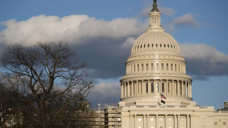 Tòa nhà Quốc hội Mỹ ở Washington, D.C. Ảnh: Tân Hoa xã