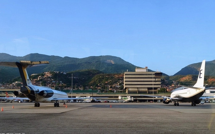 Máy bay của các hãng hàng không quốc tế dừng đỗ tại Sân bay Quốc tế Simon Bolivar Maiquetia, cách thủ đô Caracas của Venezuela 20 km. Ảnh minh hoạ: Phi Hùng/TTXVN