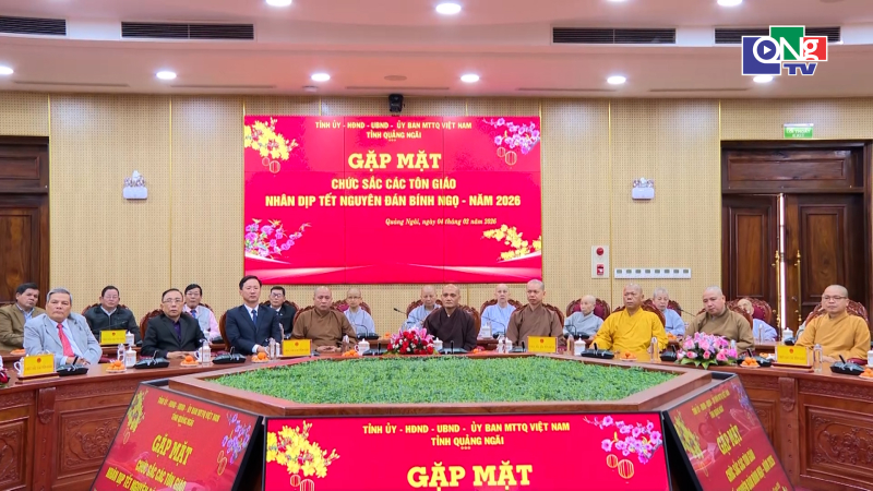 Gặp mặt chức sắc c&aacute;c t&ocirc;n gi&aacute;o nh&acirc;n dịp Xu&acirc;n B&iacute;nh Ngọ