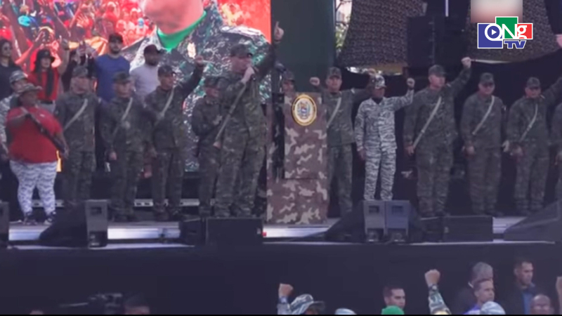 Qu&acirc;n đội Venezuela t&aacute;i khẳng định ủng hộ tiến tr&igrave;nh h&ograve;a giải d&acirc;n tộc