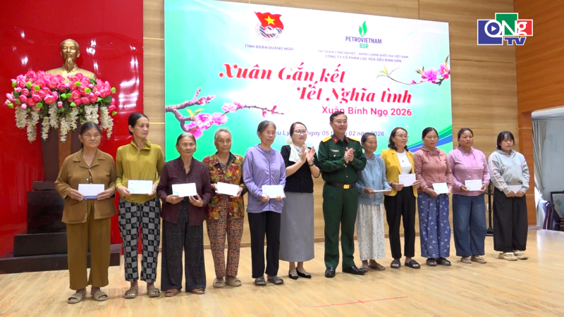 Thăm, ch&uacute;c Tết c&aacute;c đơn vị tại đặc khu L&yacute; Sơn