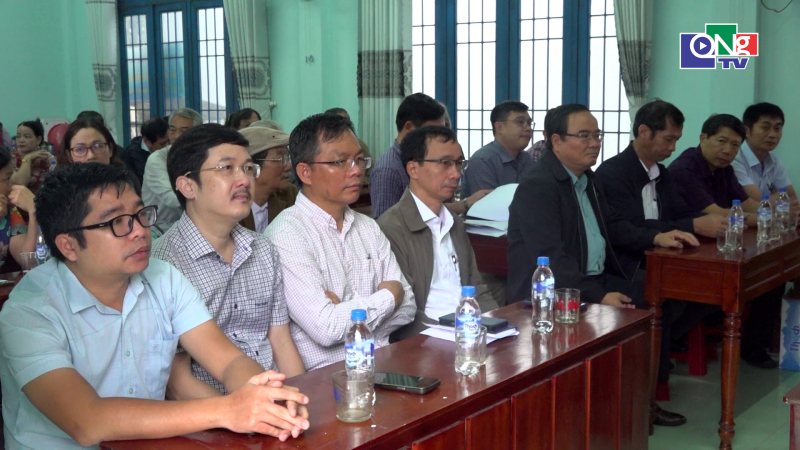 Hội nghị lấy &yacute; kiến cử tri nơi cư tr&uacute; tại phường Nghĩa Lộ