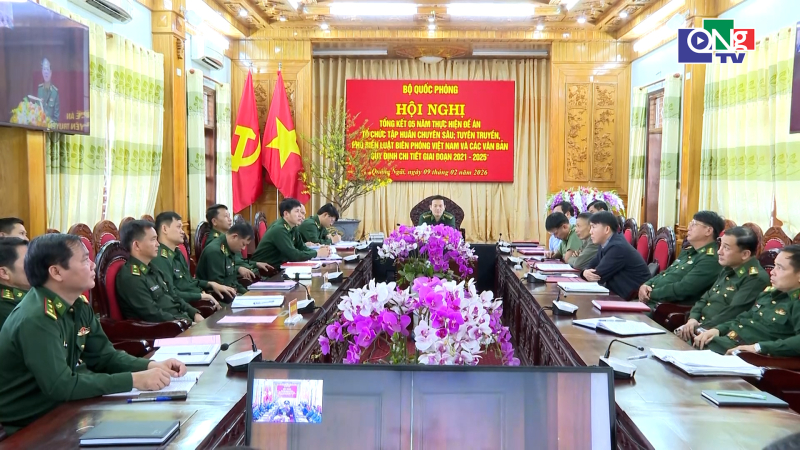 Tổng kết Đề &aacute;n tuy&ecirc;n truyền phổ biến Luật Bi&ecirc;n ph&ograve;ng Việt Nam