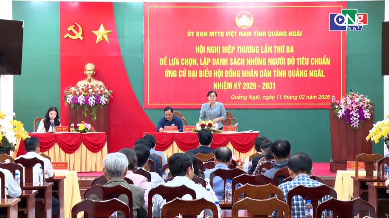 Chốt danh s&aacute;ch 109 người ứng cử Hội đồng Nh&acirc;n d&acirc;n tỉnh nhiệm kỳ 2026 - 2031