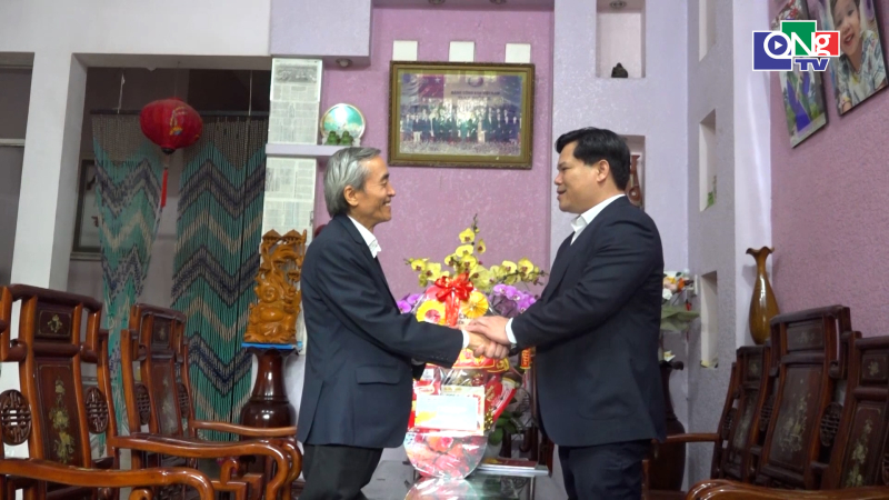 Thăm, ch&uacute;c Tết nguy&ecirc;n l&atilde;nh đạo tỉnh v&agrave; c&aacute;c đơn vị