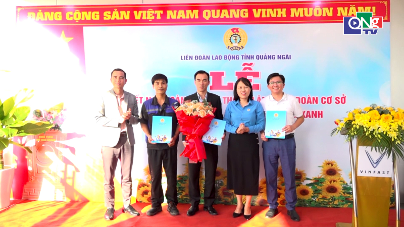 Th&agrave;nh lập C&ocirc;ng đo&agrave;n cơ sở C&ocirc;ng ty CP &ocirc; t&ocirc; Năng Lượng Xanh