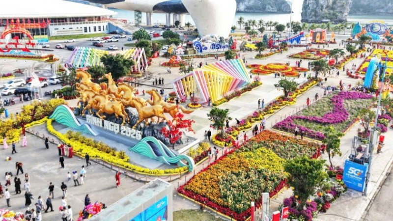 Quảng Ninh rực rỡ kh&ocirc;ng gian nghệ thuật &ldquo;Xu&acirc;n di sản - Kỳ quan số&rdquo;