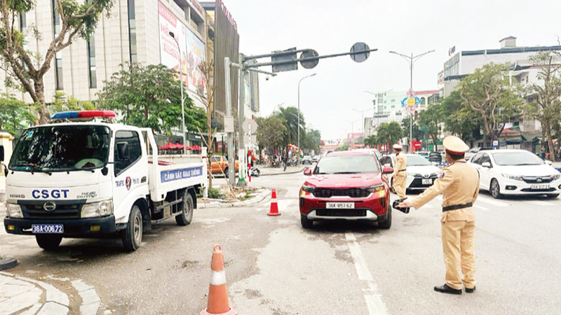 Bảo đảm an ninh trật tự, g&oacute;p phần vui xu&acirc;n, đ&oacute;n Tết 