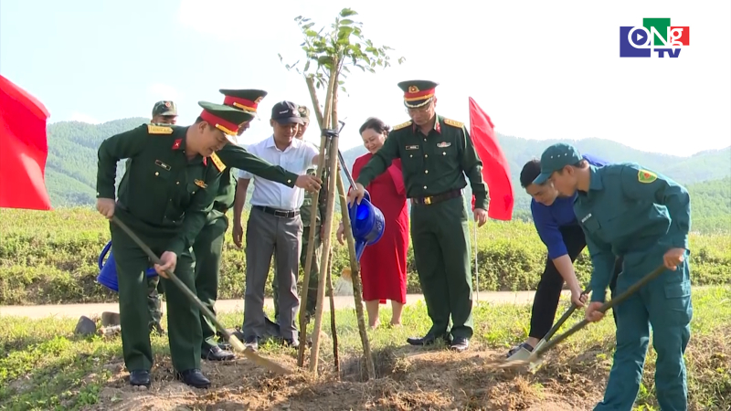 Bộ Chỉ huy Qu&acirc;n sự tỉnh ph&aacute;t động &ldquo;Tết trồng c&acirc;y đời đời nhớ ơn B&aacute;c Hồ&rdquo; 