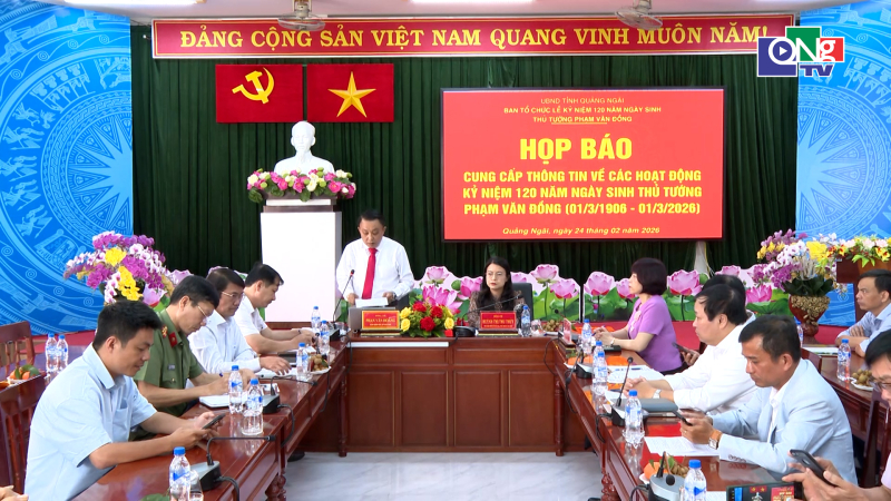 Th&ocirc;ng tin c&aacute;c hoạt động kỷ niệm 120 năm Ng&agrave;y sinh Thủ tướng Phạm Văn Đồng