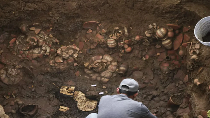 Ph&aacute;t hiện ng&ocirc;i mộ hơn 1.000 năm tuổi chứa h&agrave;i cốt v&agrave; đồ v&agrave;ng tại Panama 