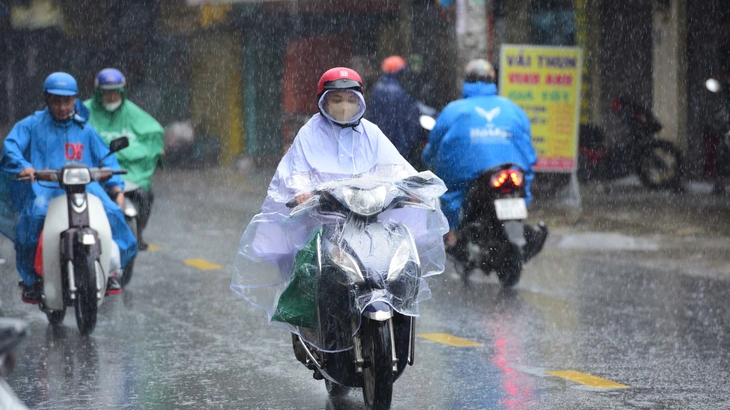 Bắc Bộ mưa r&agrave;o đến mưa to, Nam Bộ mưa tr&aacute;i m&ugrave;a 