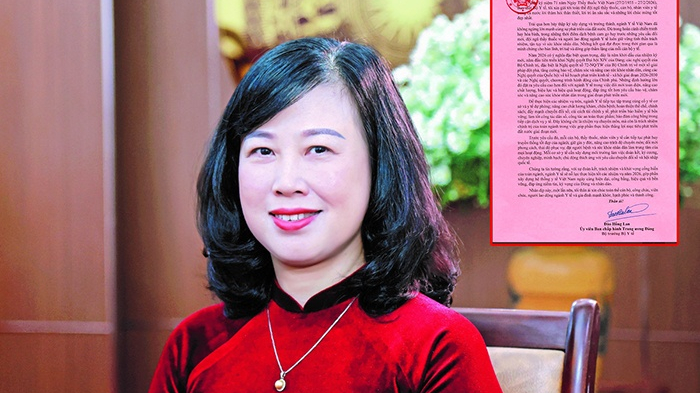 Bộ trưởng Bộ Y tế Đ&agrave;o Hồng Lan gửi thư ch&uacute;c mừng Ng&agrave;y Thầy thuốc Việt Nam