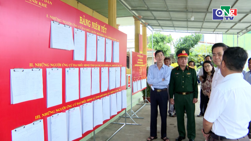 Quảng Ng&atilde;i sẵn s&agrave;ng cho ng&agrave;y bầu cử