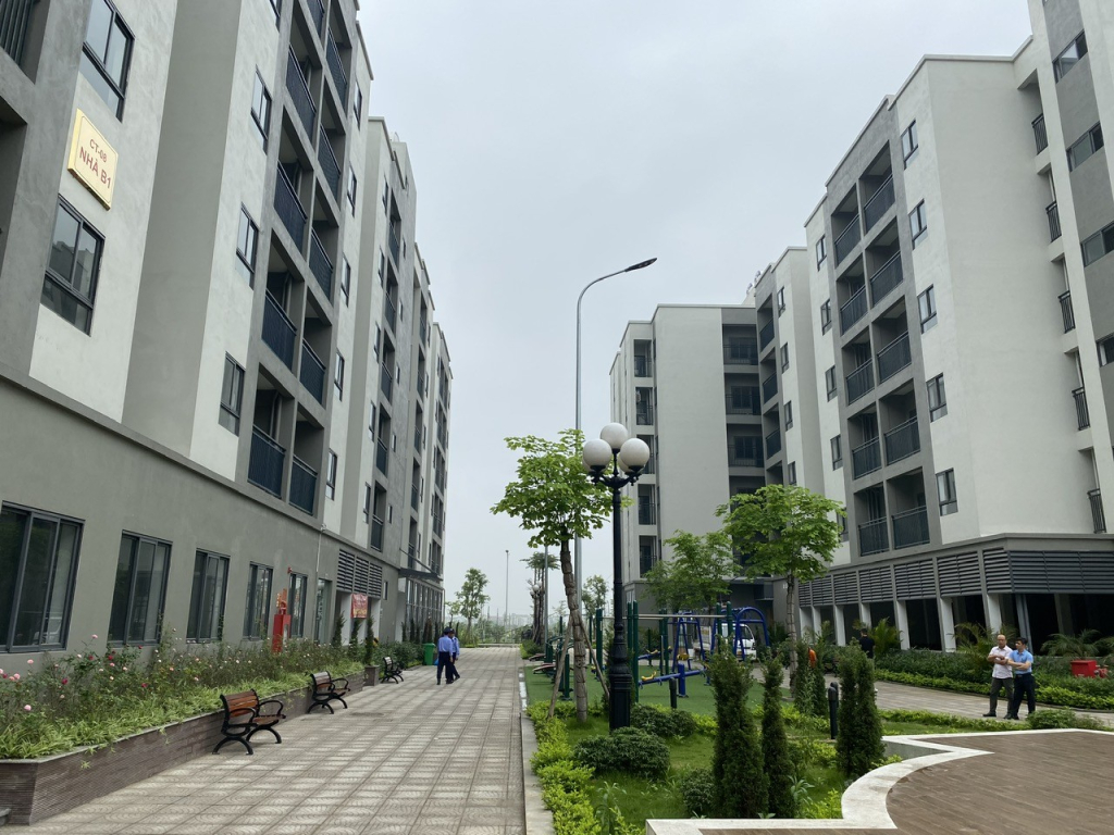 Riêng 2 tháng đầu năm, cả nước đã hoàn thành hai dự án nhà ở xã hội với 544 căn hộ và khởi công 28 dự án với quy mô 20.964 căn - Ảnh: Báo XD