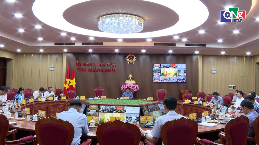 Điểm cầu Quảng Ngãi.