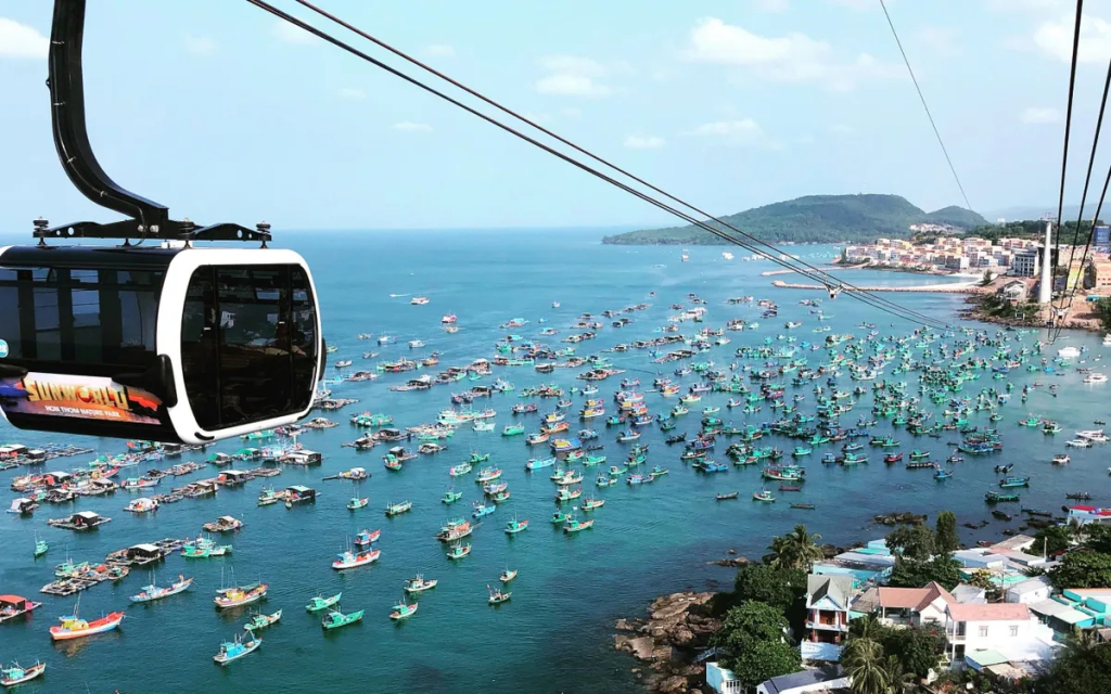 Cáp treo Hòn Thơm - Cáp treo 3 dây dài nhất thế giới.