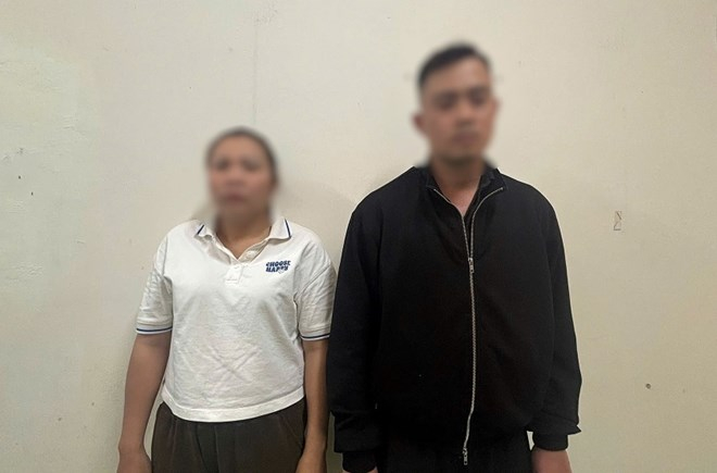 Các đối tượng trong đường dây bán số lô, số đề. Ảnh: Công an Quảng Ngãi