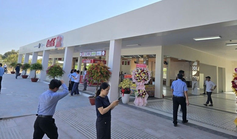 Cặp trạm dừng nghỉ trên cao tốc Bắc - Nam, đoạn Vĩnh Hảo - Phan Thiết được đưa vào khai thác từ ngày 26/1/2026. Ảnh: Báo Đầu tư