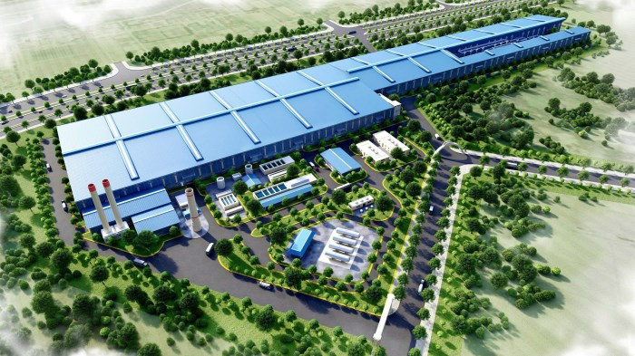 Dự án Nhà máy Sản xuất Ray và Thép đặc biệt Hòa Phát Dung Quất được triển khai trên diện tích gần 15 ha tại KCN phía Đông Khu Kinh tế Dung Quất.