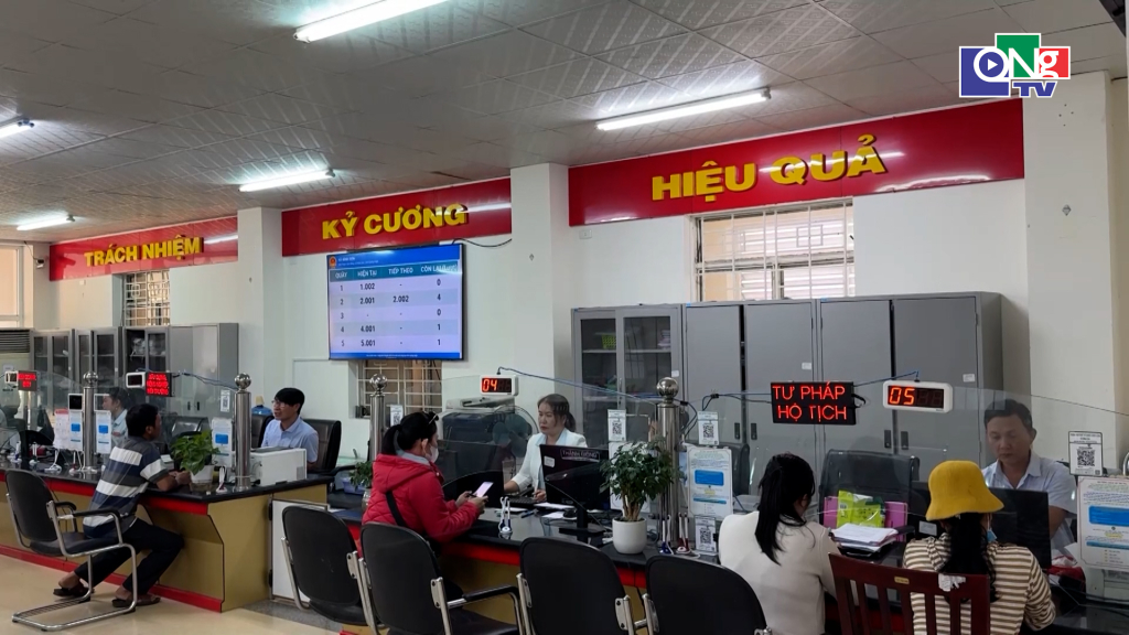 Bình Sơn đẩy mạnh cải cách hành chính.