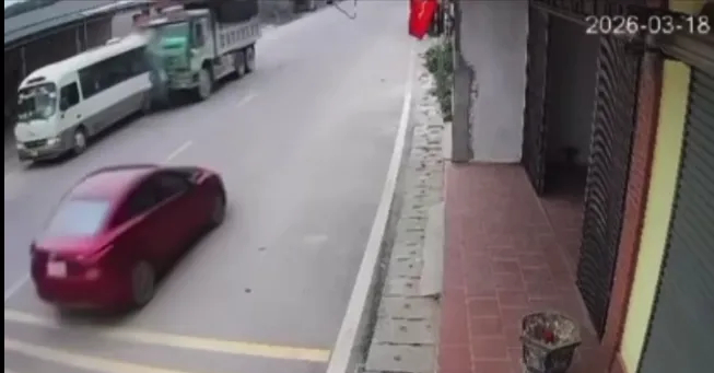 Hình ảnh một vụ tai nạn giao thông.