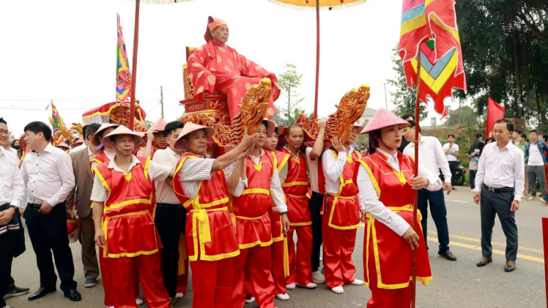 Ph&uacute; Thọ kh&ocirc;i phục Lễ hội rước &ocirc;ng Khiu, b&agrave; Khiu