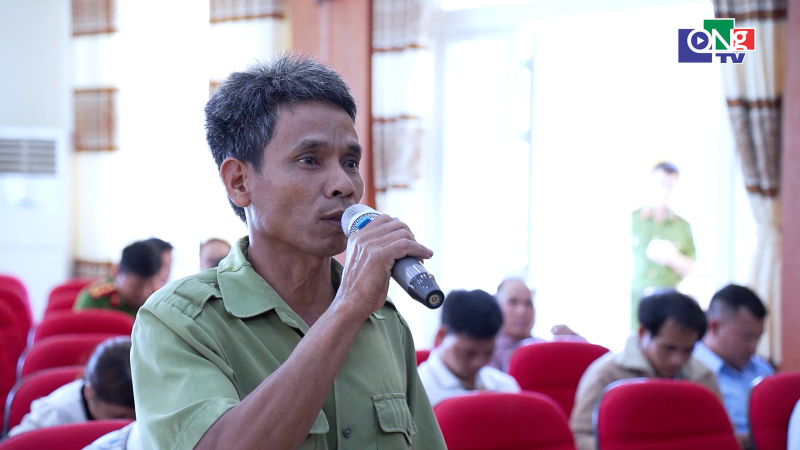 Hội nghị tiếp x&uacute;c giữa cử tri với người ứng cử đại biểu Quốc hội v&agrave; HĐND tỉnh tại x&atilde; T&acirc;y Tr&agrave; v&agrave; Thanh Bồng