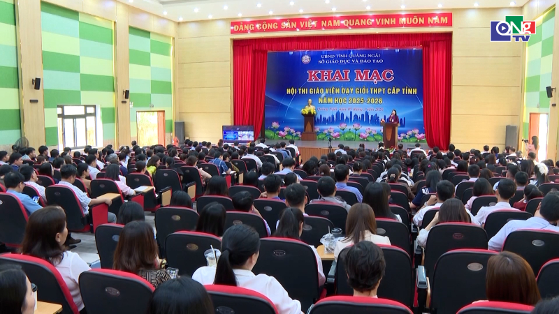 Khai mạc Hội thi gi&aacute;o vi&ecirc;n dạy giỏi THPT cấp tỉnh