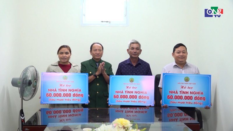 Hỗ trợ x&acirc;y nh&agrave; t&igrave;nh nghĩa cho gia đ&igrave;nh cựu thanh ni&ecirc;n xung phong