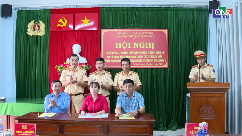 K&yacute; cam kết đảm bảo an to&agrave;n giao th&ocirc;ng