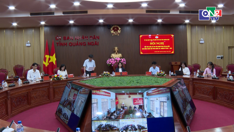 Hội nghị tiếp x&uacute;c giữa cử tri với người ứng cử đại biểu HĐND tỉnh đơn vị bầu cử số 18