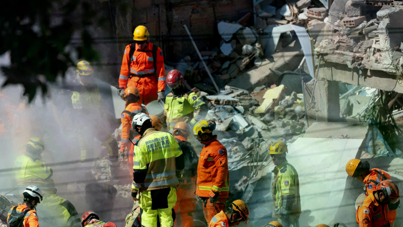 Sập viện dưỡng l&atilde;o ở Brazil 