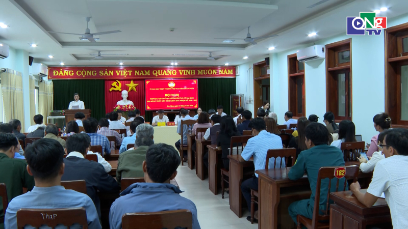 Hội nghị tiếp x&uacute;c giữa cử tri với người ứng cử đại biểu HĐND tỉnh tại x&atilde; Sơn Tịnh